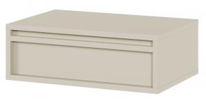 SELSEY Szafka nocna Evo z szufladą wisząca 50 cm kaszmir