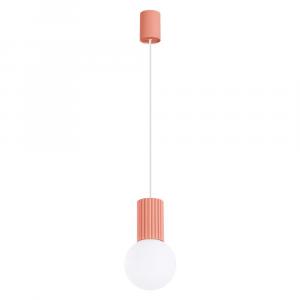 SELSEY Lampa wisząca Halo 1 brzoskwiniowa