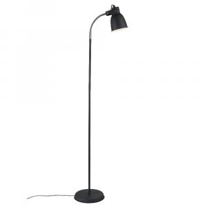 SELSEY Lampa podłogowa Adrian 151 cm czarna industrialna