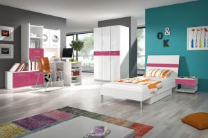 SELSEY Zestaw mebli Smart Fun Różowy