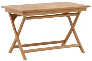 SELSEY Stół ogrodowy Koyoo prostokątny 120x70 z drewna tekowego