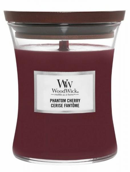 SELSEY Świeca zapachowa Woodwick Phantom Cherry 275 g