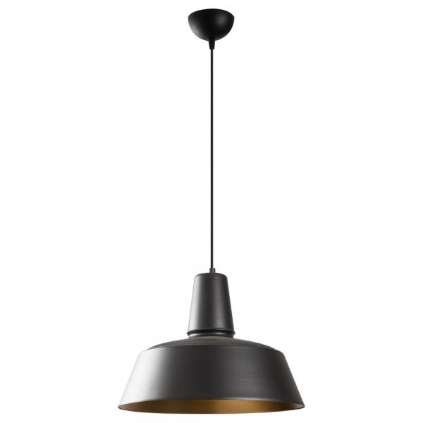SELSEY Lampa sufitowa Ardulace średnica 40 cm czarna