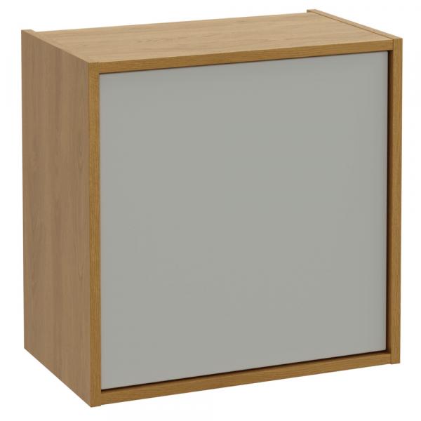 SELSEY Szafka wisząca łazienkowa Erin 50 cm dąb/biały