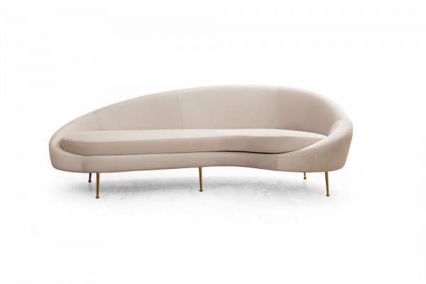 SELSEY Sofa 3-osobowa Cazoova beżowa prawostronna