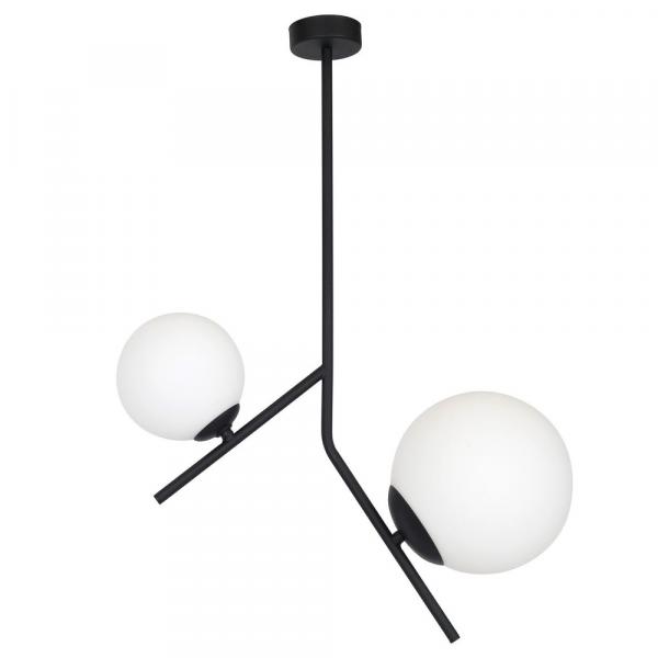 SELSEY Lampa wisząca Pipeally x2 czarna