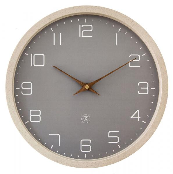 SELSEY Zegar ścienny Eco 30 cm beżowy