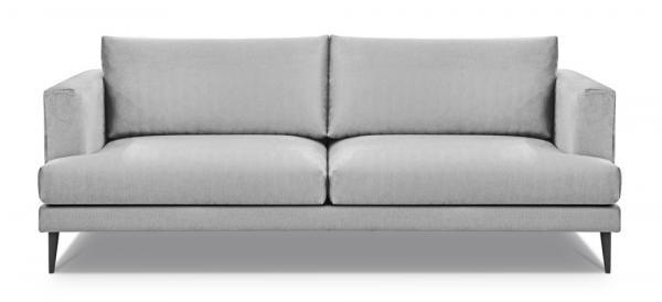 SELSEY Sofa dwuosobowa Dragato szary welur