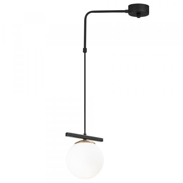 SELSEY Lampa wisząca Illurked 100 cm czarno-miedziana