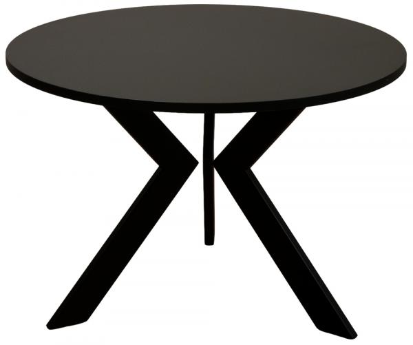 SELSEY Stolik kawowy Loussly okrągły 75 cm czarny