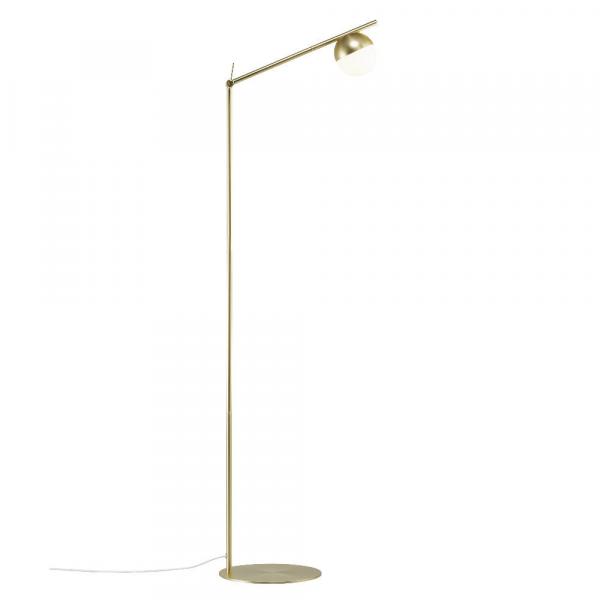 SELSEY Lampa podłogowa Contina 139,5 cm złota
