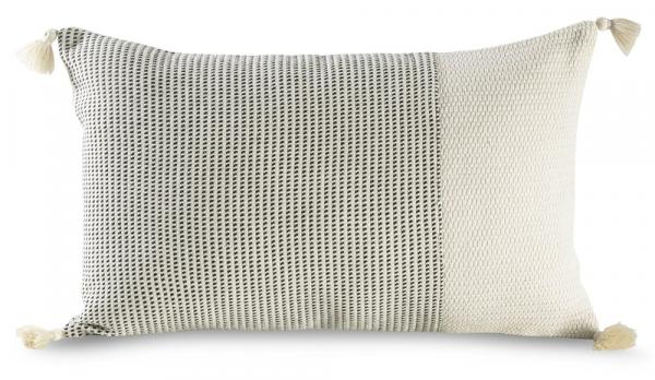 SELSEY Poszewka na poduszkę Peaste 50x30 cm czarno-kremowa
