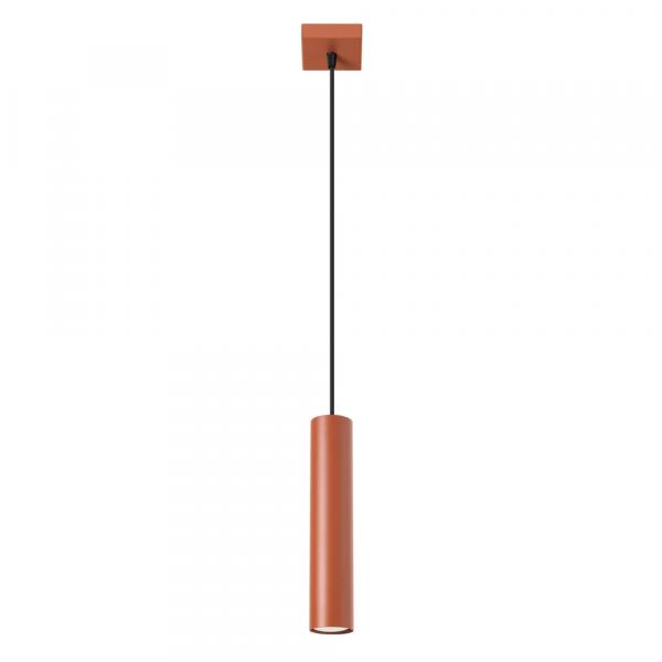 SELSEY Lampa wisząca Lagos 1 ochra czerwona