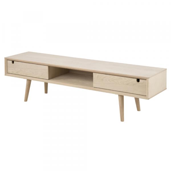 SELSEY Szafka RTV Kastav 160 cm z szufladą i przesuwnym frontem