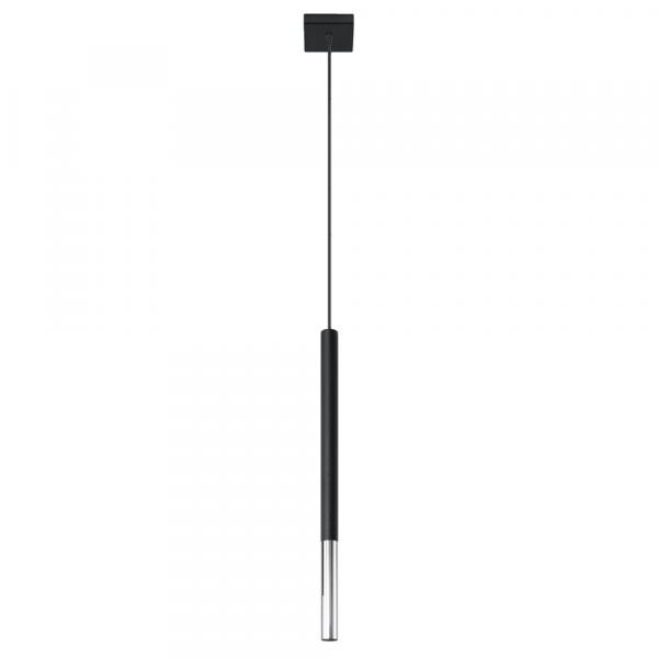SELSEY Lampa wisząca Mozaica 1 czarny/chrom