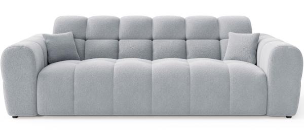 SELSEY Sofa trzyosobowa Monti jasnoszara szenil