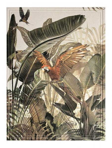 SELSEY Obraz akustyczny Parrot 120x90 cm wielokolorowy