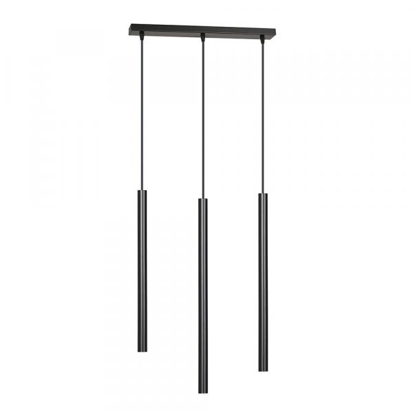 SELSEY Lampa wisząca Corinaldo czarna x3