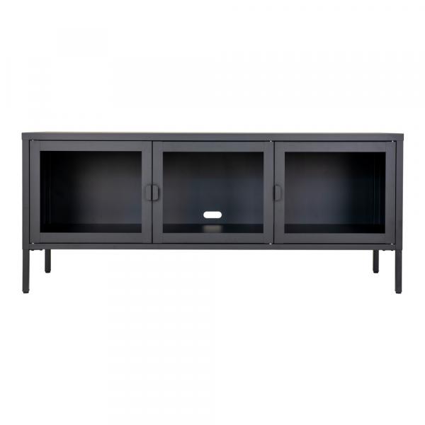 SELSEY Szafka RTV Centho 130 cm czarna