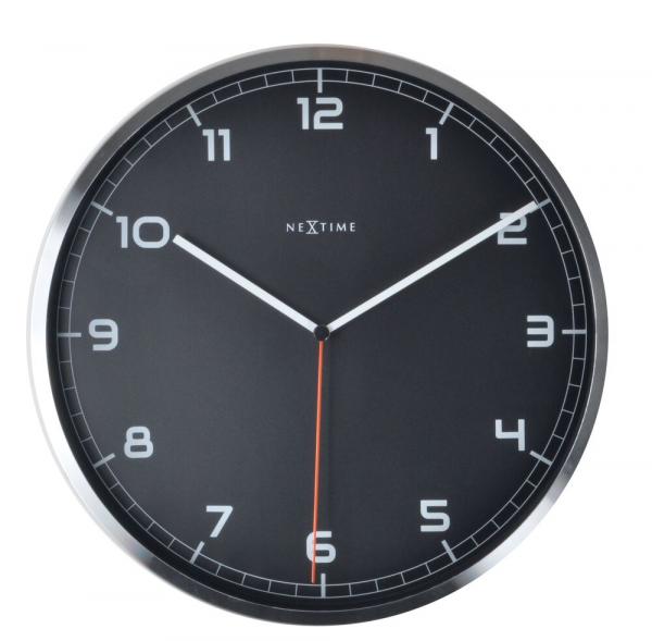 SELSEY Zegar ścienny Company 35 cm czarny