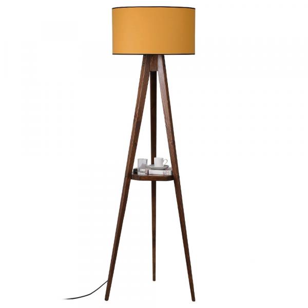 SELSEY Lampa stojąca Diedulate musztardowa