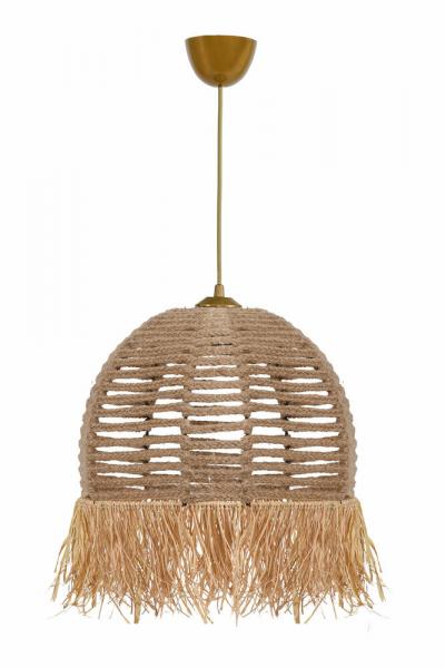 SELSEY Lampa wisząca Rebevex pleciony klosz
