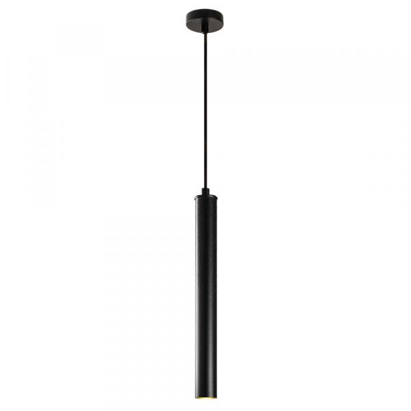 SELSEY Lampa sufitowa Berehinya minimalistyczna średnica 4 cm czarna