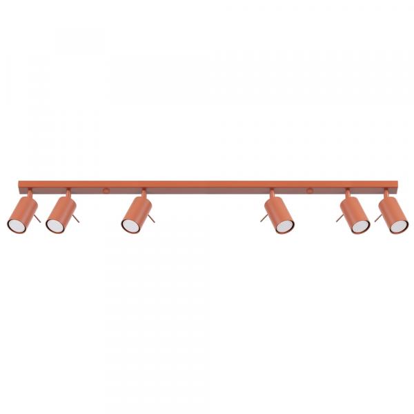 SELSEY Plafon Ring 6L ochra czerwona