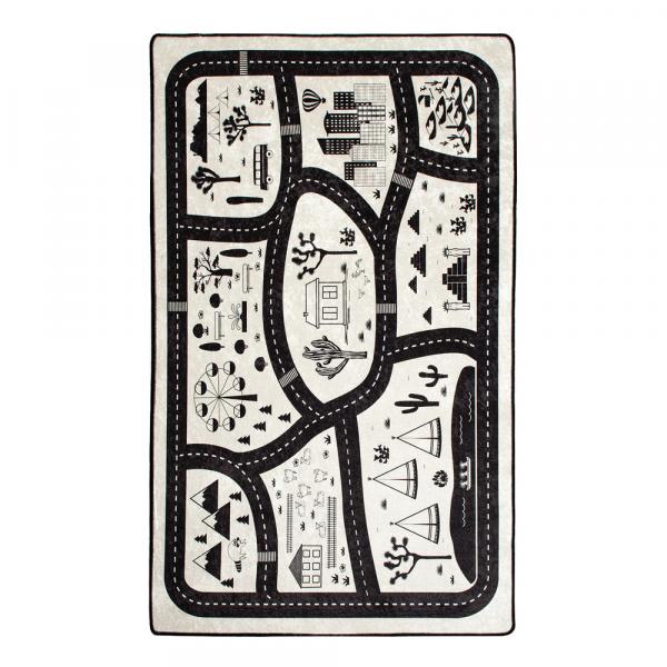 SELSEY Dywan do pokoju dziecięcego Dinkley Miasto 140x190 cm