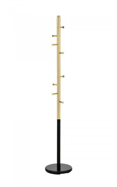 SELSEY Wieszak wolnostojący Itapprive 172 cm złoty/ czarny