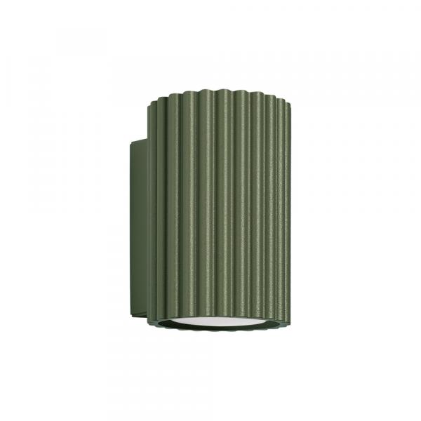 SELSEY Kinkiet Karbon 10 cm zielony oliwkowy