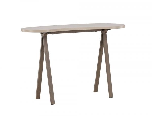 SELSEY Biurko Houson 115x75x50 beżowo-brązowe
