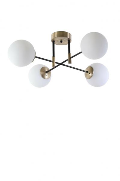 SELSEY Lampa sufitowa Terrecta x4 biało-złota