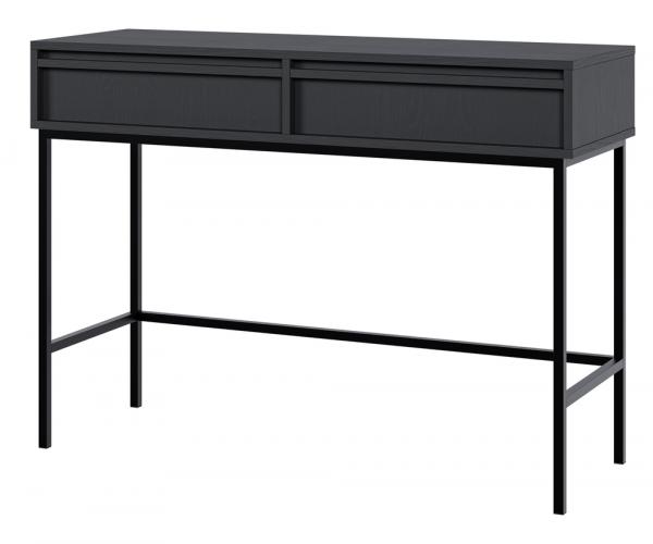 SELSEY Toaletka Evo z szufladami i stelażem 110 cm Czarna