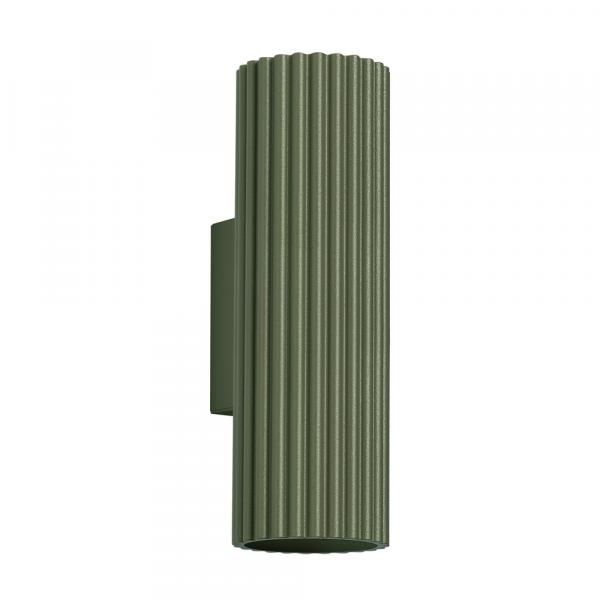 SELSEY Kinkiet Karbon 20 cm zielony oliwkowy