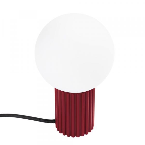 SELSEY Lampa stołowa Halo burgund