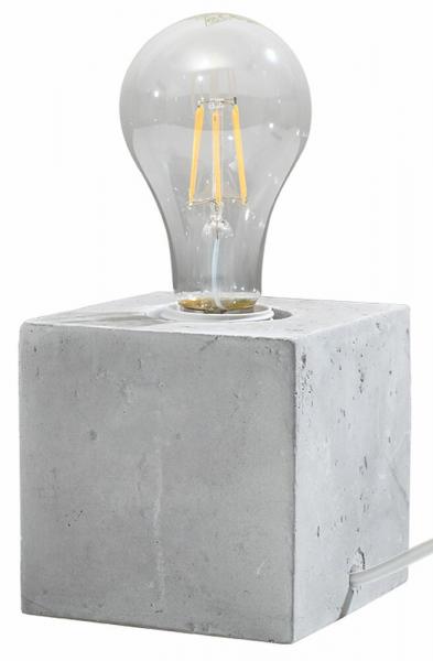 SELSEY Lampka na biurko Obett 10x10 cm beton