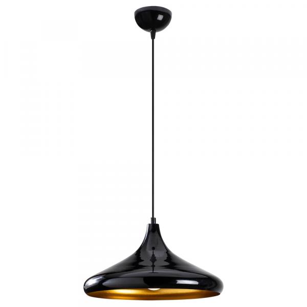 SELSEY Lampa wisząca Theyro średnica 35 cm czarna