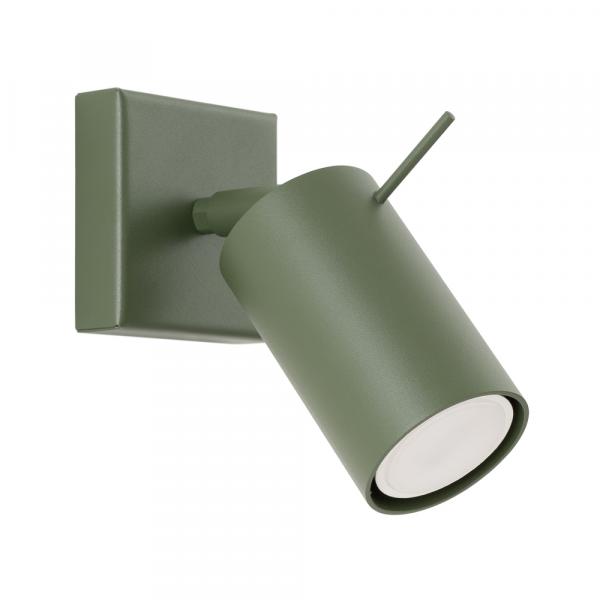 SELSEY Kinkiet Ring zielony oliwkowy