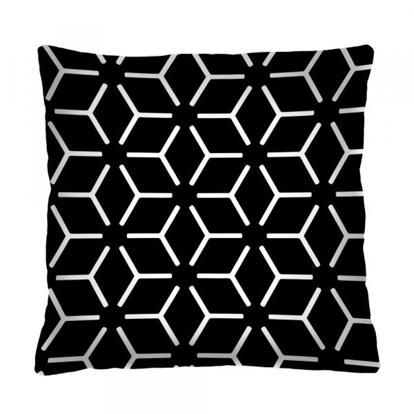 SELSEY Poduszka dekoracyjna Diecca 40x40 cm czarna