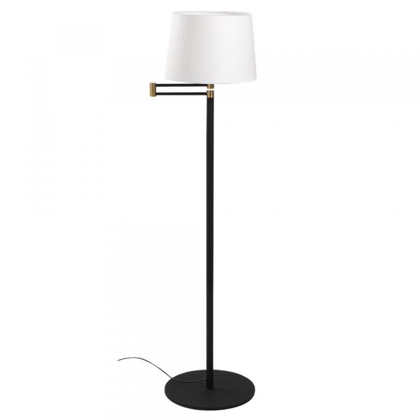 SELSEY Lampa podłogowa Miperms 120 cm czarno-złota