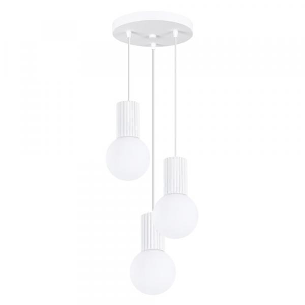 SELSEY Lampa wisząca Halo 3P biała