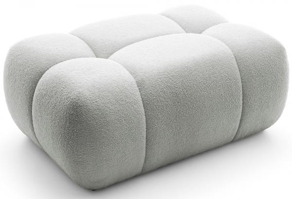 SELSEY Pufa Orbo jasnoszara boucle