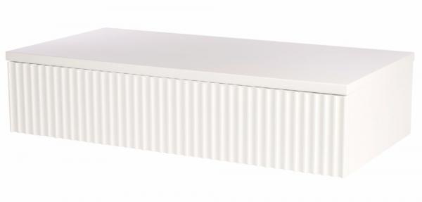 SELSEY Toaletka Lonidos 70x35 cm wisząca biała lamele