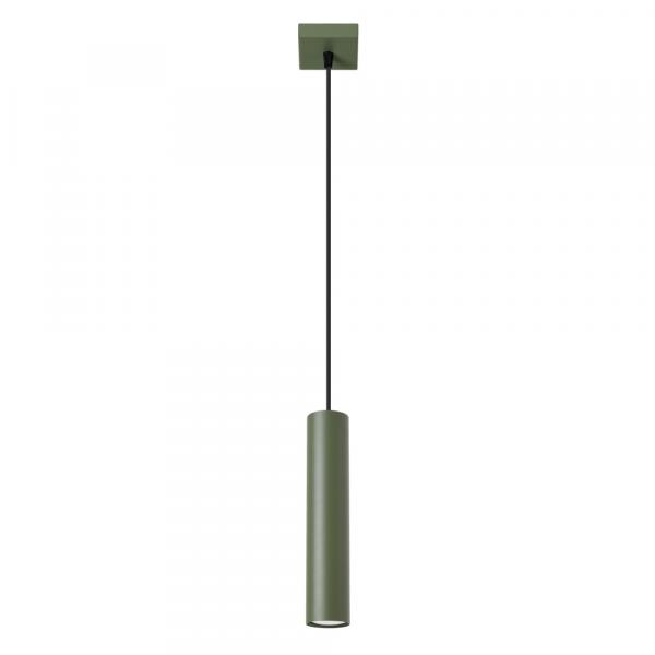 SELSEY Lampa wisząca Lagos 1 zielona oliwka