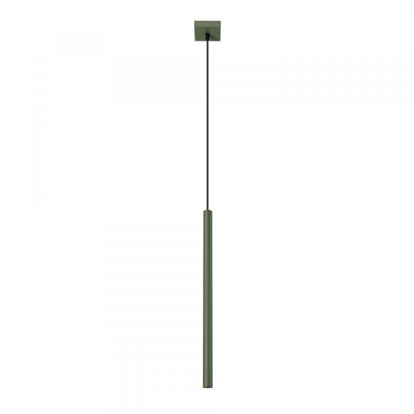 SELSEY Lampa wisząca Pastelo 1 zielona oliwka