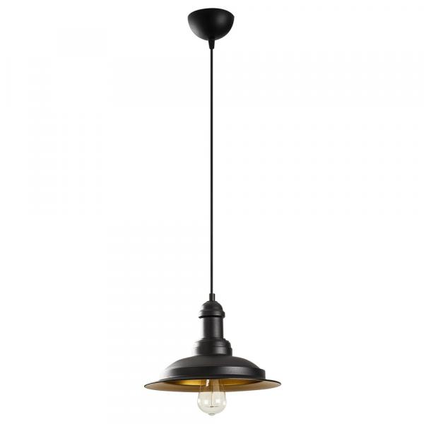 SELSEY Lampa sufitowa Ardulace średnica 30 cm czarna