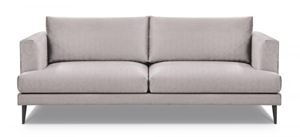 SELSEY Sofa dwuosobowa Dragato beżowy welur