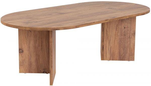 SELSEY Stolik kawowy Sable owalny blat 119x60 cm sosna