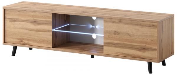 SELSEY Szafka RTV Lefyr 140 cm Dąb wotan